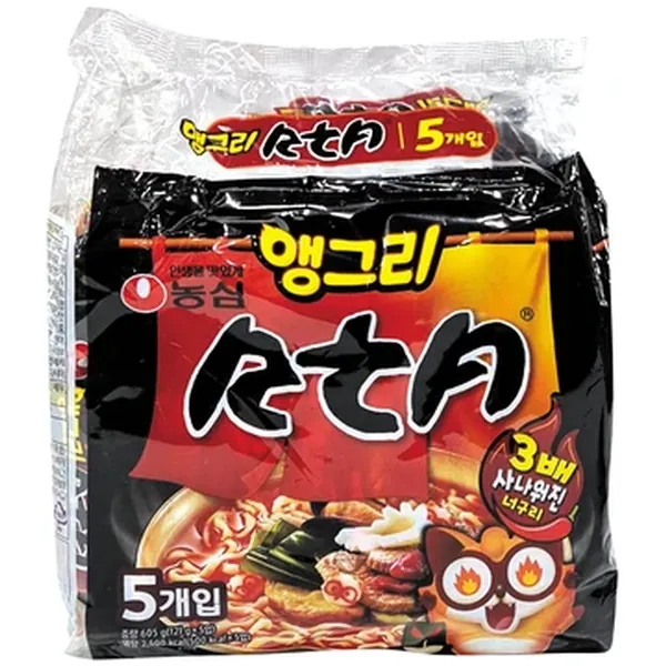 농심 앵그리너구리멀티팩